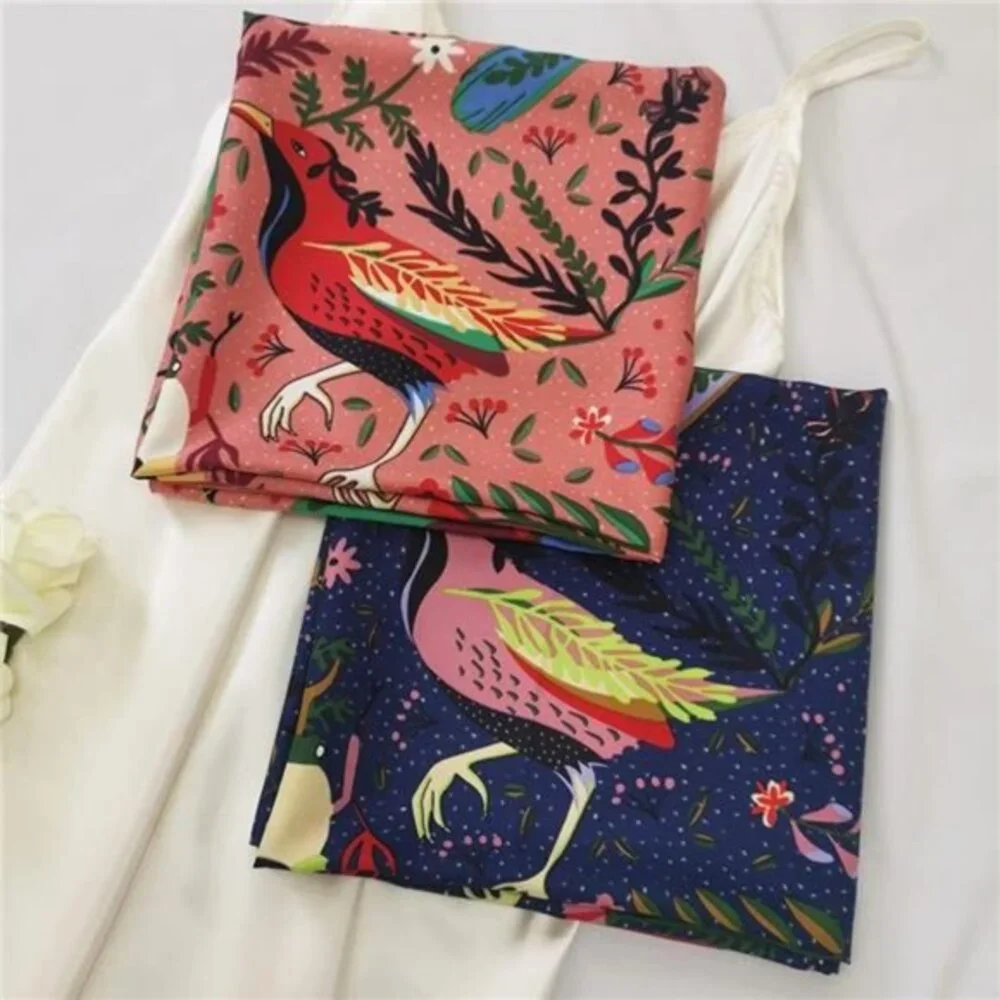 Silk Like Head Scarf Women Satin Large Hair Scarves 35